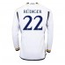 Real Madrid Antonio Rudiger #22 Hemma matchtröja 2023-24 Långärmad Billigt
